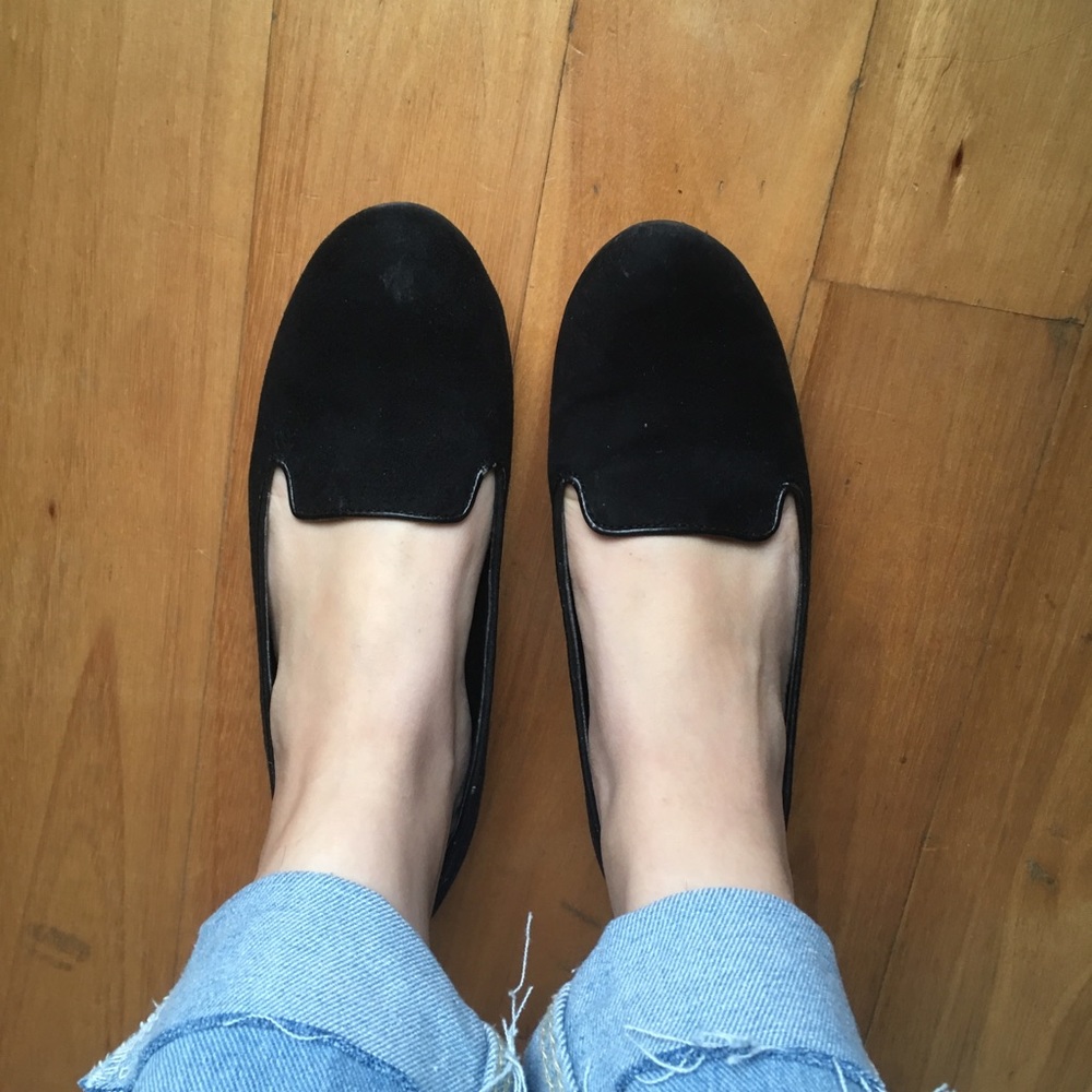Steve Madden suede loafers